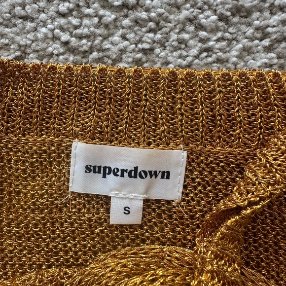 superdown marianna gold knot top - Picture 2 of 3
